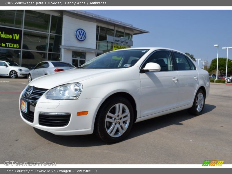 Candy White / Anthracite 2009 Volkswagen Jetta TDI Sedan