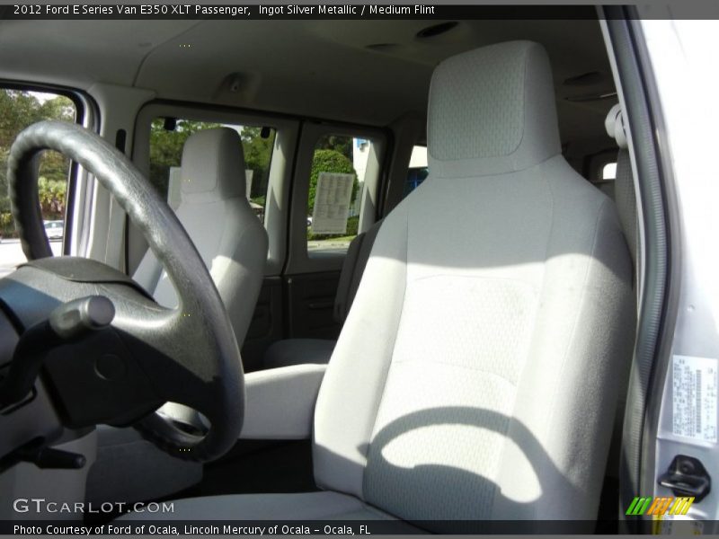 Ingot Silver Metallic / Medium Flint 2012 Ford E Series Van E350 XLT Passenger