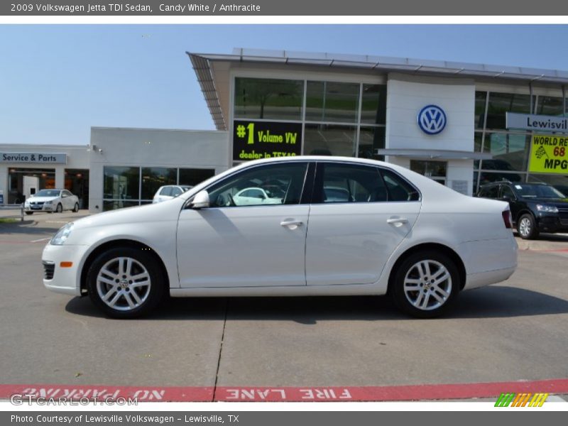 Candy White / Anthracite 2009 Volkswagen Jetta TDI Sedan