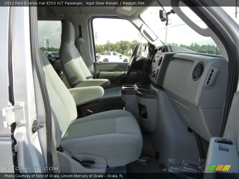 Ingot Silver Metallic / Medium Flint 2012 Ford E Series Van E350 XLT Passenger