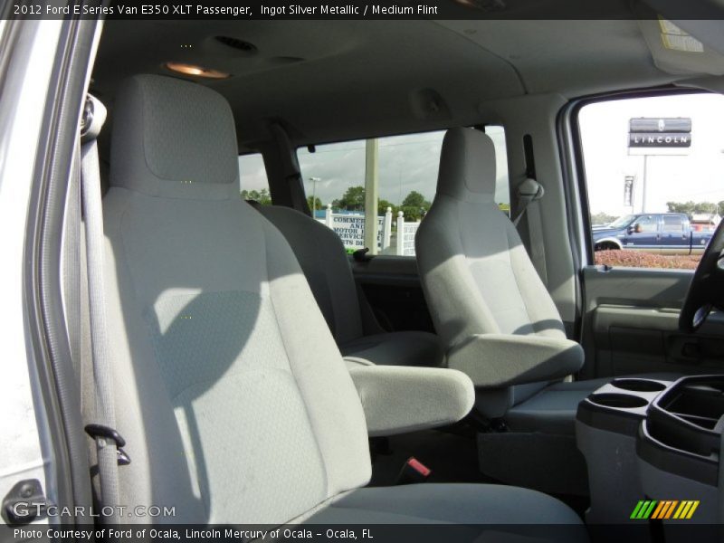 Ingot Silver Metallic / Medium Flint 2012 Ford E Series Van E350 XLT Passenger