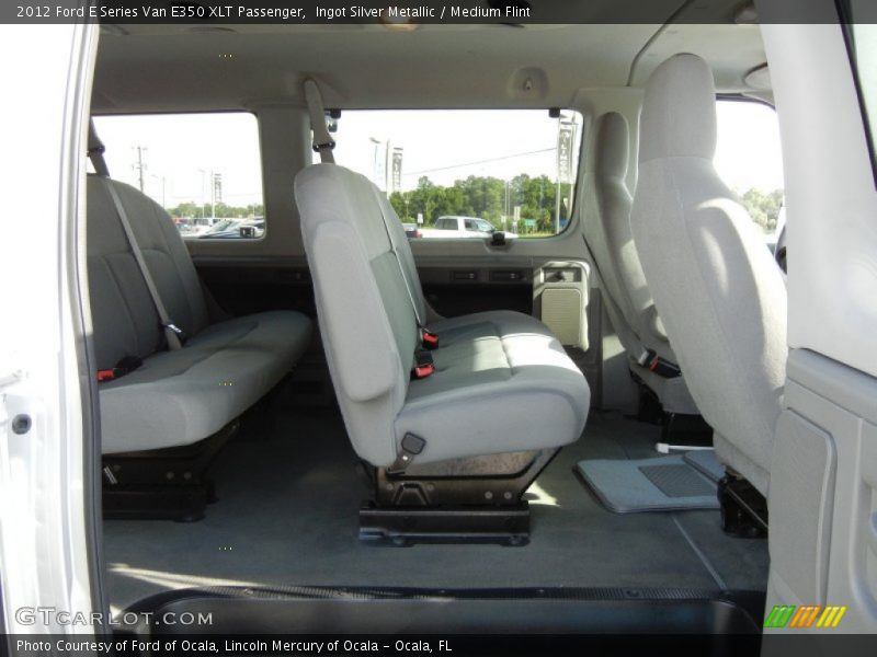 Ingot Silver Metallic / Medium Flint 2012 Ford E Series Van E350 XLT Passenger