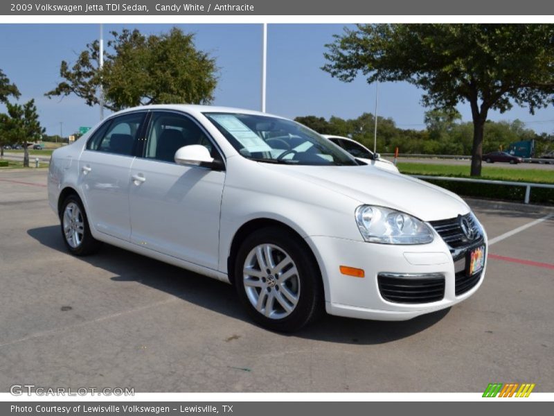 Candy White / Anthracite 2009 Volkswagen Jetta TDI Sedan