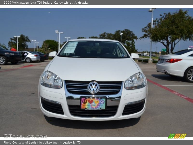 Candy White / Anthracite 2009 Volkswagen Jetta TDI Sedan