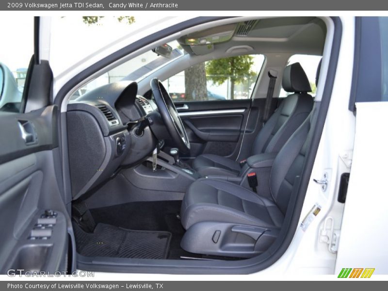 Candy White / Anthracite 2009 Volkswagen Jetta TDI Sedan