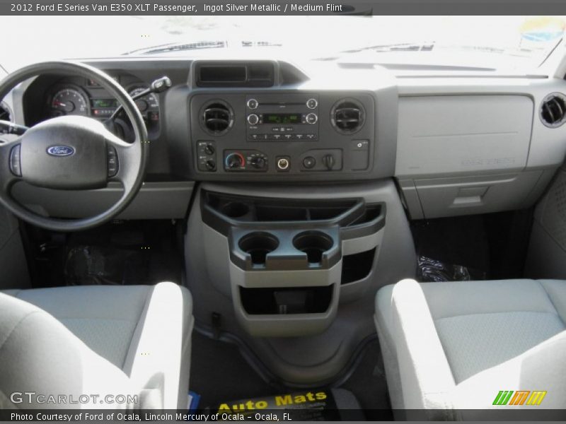 Ingot Silver Metallic / Medium Flint 2012 Ford E Series Van E350 XLT Passenger