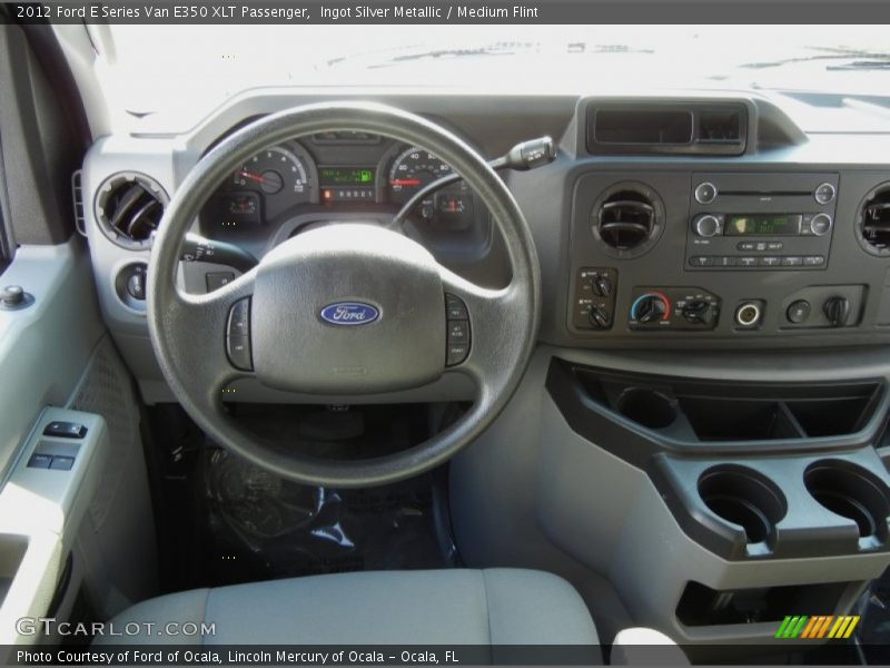 Dashboard of 2012 E Series Van E350 XLT Passenger