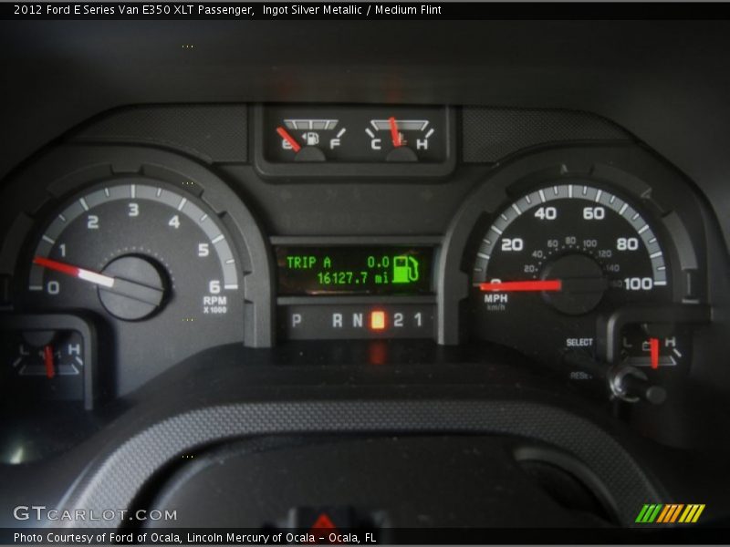  2012 E Series Van E350 XLT Passenger E350 XLT Passenger Gauges