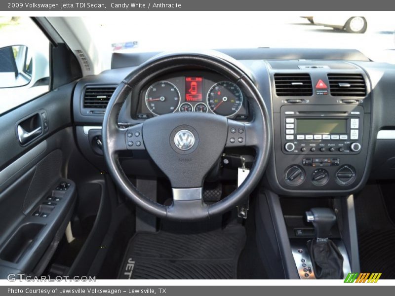 Candy White / Anthracite 2009 Volkswagen Jetta TDI Sedan