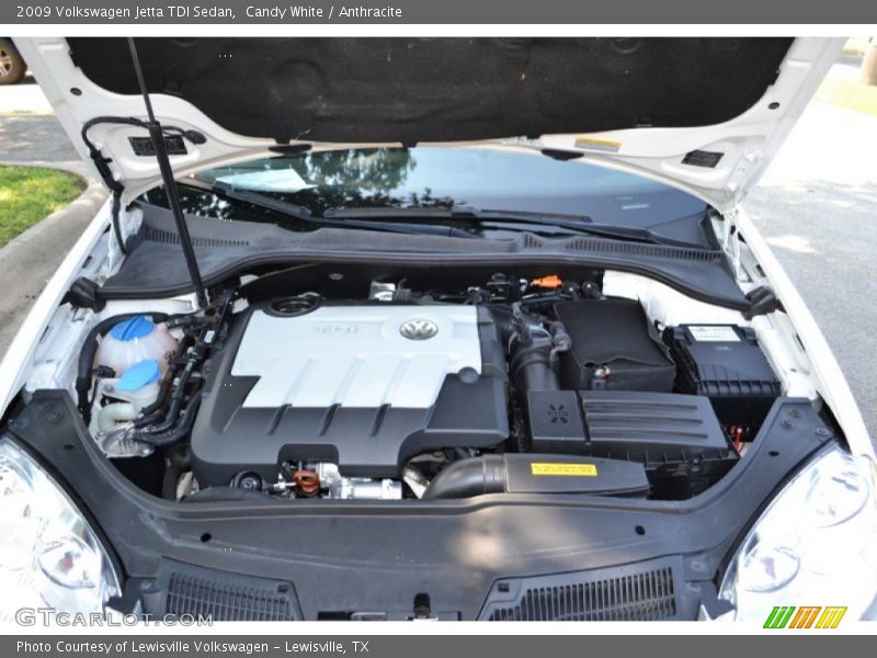 Candy White / Anthracite 2009 Volkswagen Jetta TDI Sedan