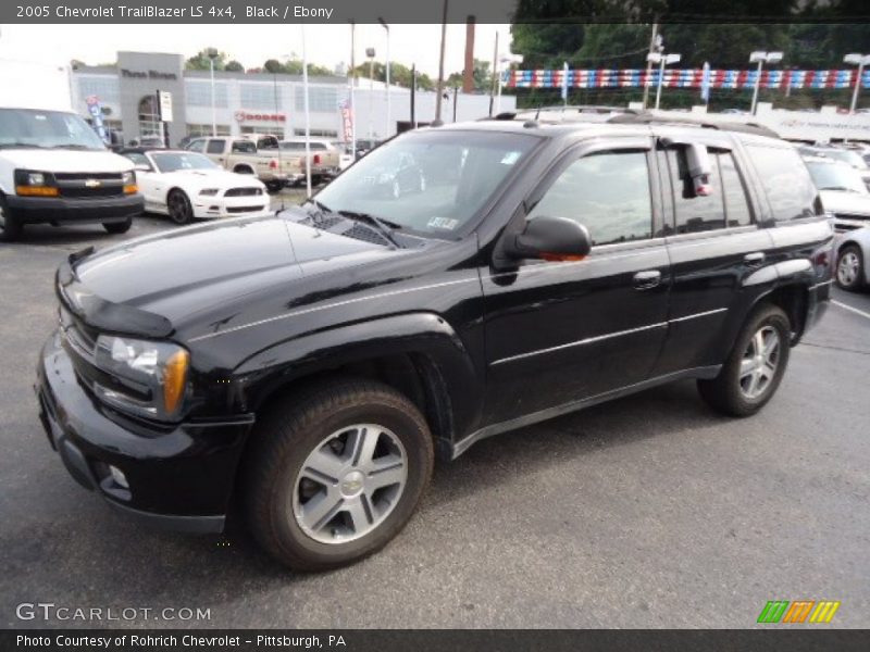 Black / Ebony 2005 Chevrolet TrailBlazer LS 4x4