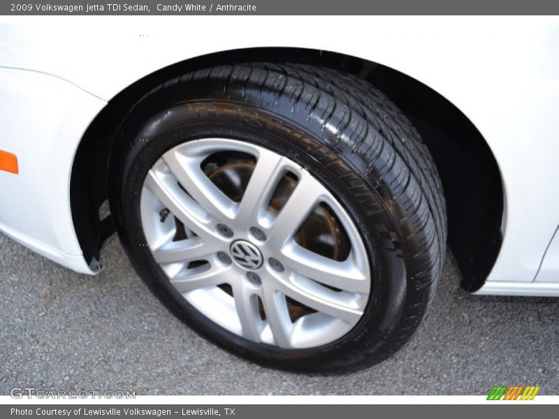 Candy White / Anthracite 2009 Volkswagen Jetta TDI Sedan