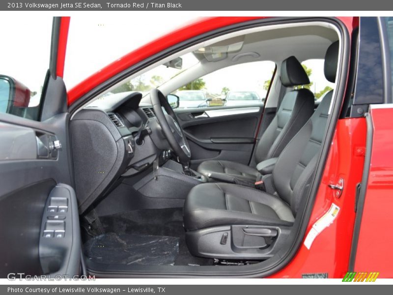 Tornado Red / Titan Black 2013 Volkswagen Jetta SE Sedan