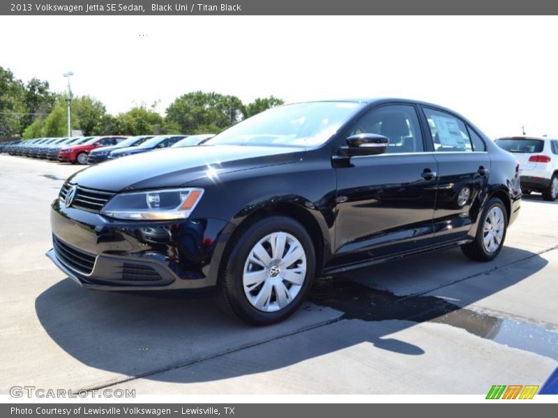 Black Uni / Titan Black 2013 Volkswagen Jetta SE Sedan