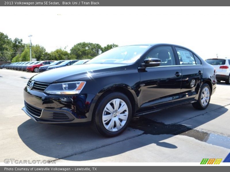 Black Uni / Titan Black 2013 Volkswagen Jetta SE Sedan