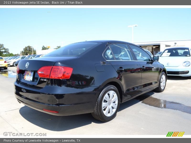Black Uni / Titan Black 2013 Volkswagen Jetta SE Sedan