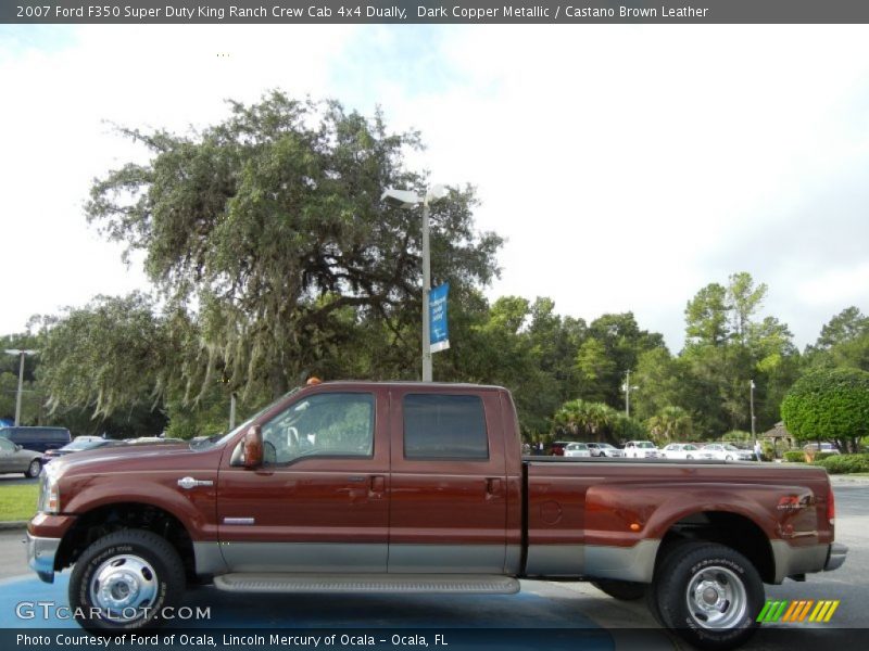  2007 F350 Super Duty King Ranch Crew Cab 4x4 Dually Dark Copper Metallic