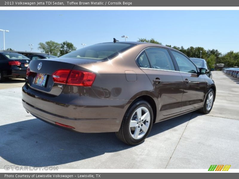 Toffee Brown Metallic / Cornsilk Beige 2013 Volkswagen Jetta TDI Sedan