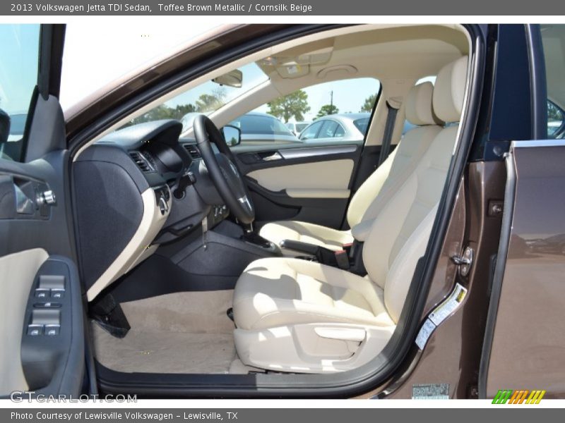 Toffee Brown Metallic / Cornsilk Beige 2013 Volkswagen Jetta TDI Sedan