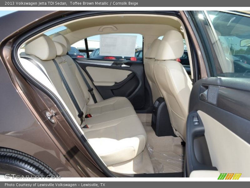 Toffee Brown Metallic / Cornsilk Beige 2013 Volkswagen Jetta TDI Sedan