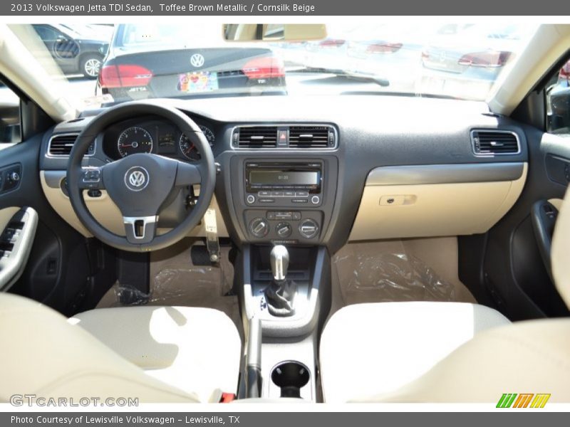 Toffee Brown Metallic / Cornsilk Beige 2013 Volkswagen Jetta TDI Sedan