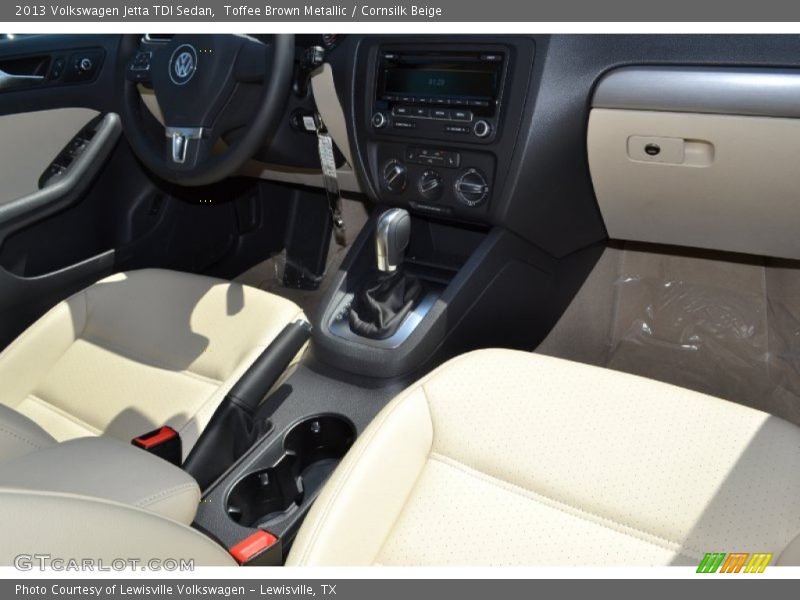 Toffee Brown Metallic / Cornsilk Beige 2013 Volkswagen Jetta TDI Sedan