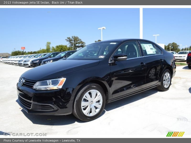 Black Uni / Titan Black 2013 Volkswagen Jetta SE Sedan