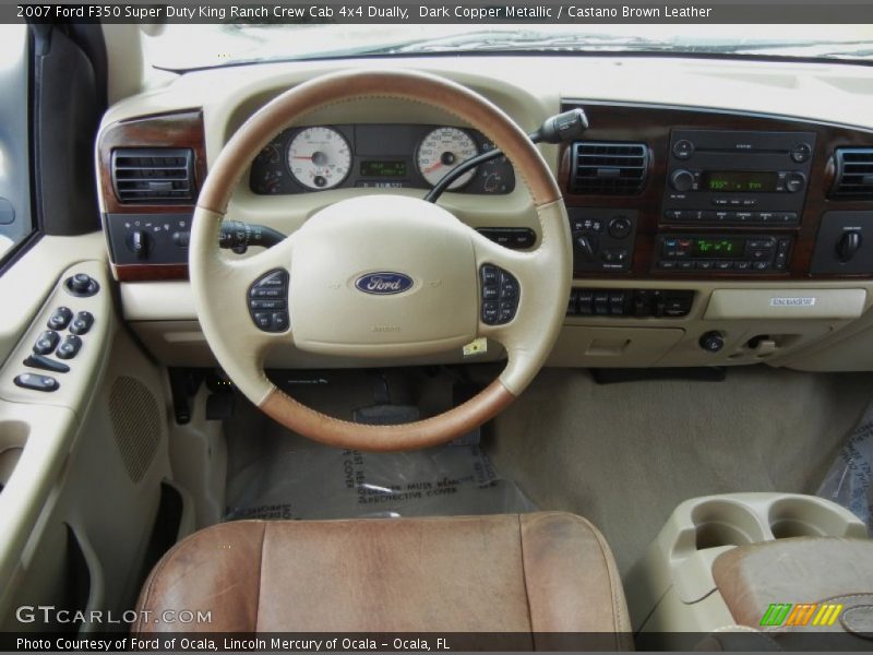  2007 F350 Super Duty King Ranch Crew Cab 4x4 Dually Steering Wheel