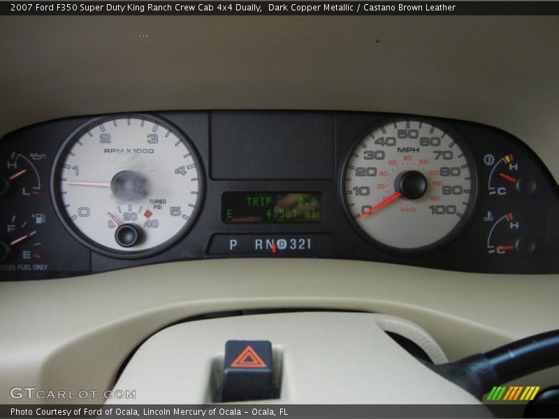  2007 F350 Super Duty King Ranch Crew Cab 4x4 Dually King Ranch Crew Cab 4x4 Dually Gauges