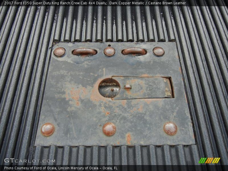 Dark Copper Metallic / Castano Brown Leather 2007 Ford F350 Super Duty King Ranch Crew Cab 4x4 Dually