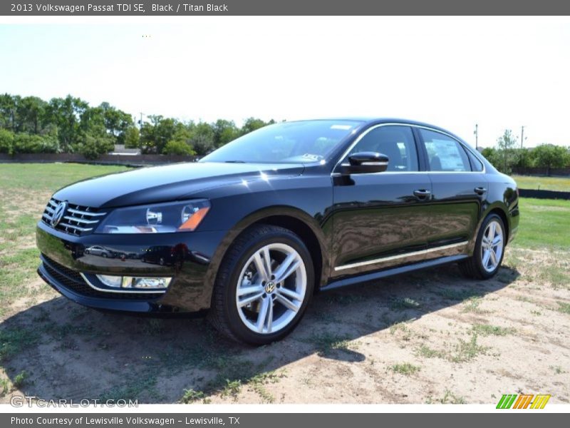 Black / Titan Black 2013 Volkswagen Passat TDI SE