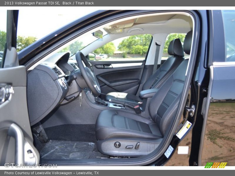 Black / Titan Black 2013 Volkswagen Passat TDI SE
