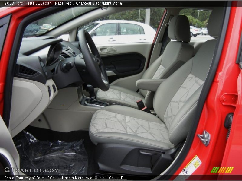 Front Seat of 2013 Fiesta SE Sedan
