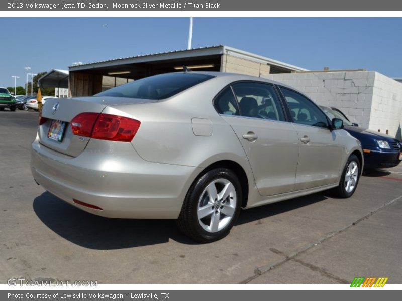 Moonrock Silver Metallic / Titan Black 2013 Volkswagen Jetta TDI Sedan