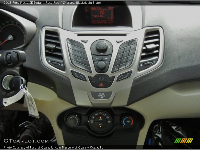 Controls of 2013 Fiesta SE Sedan