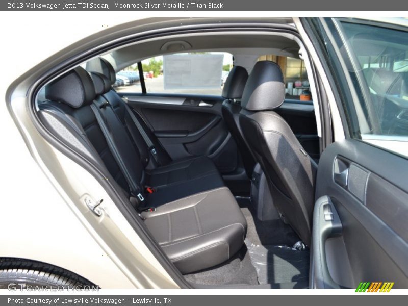 Moonrock Silver Metallic / Titan Black 2013 Volkswagen Jetta TDI Sedan