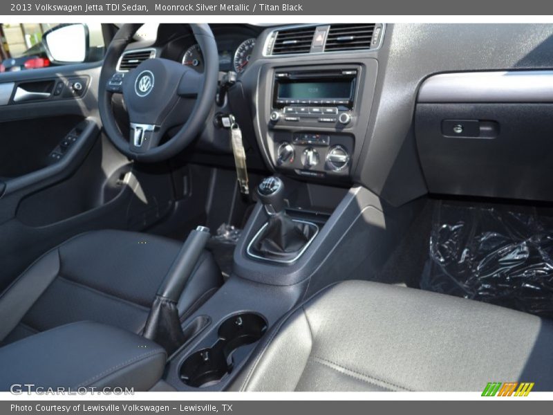 Moonrock Silver Metallic / Titan Black 2013 Volkswagen Jetta TDI Sedan