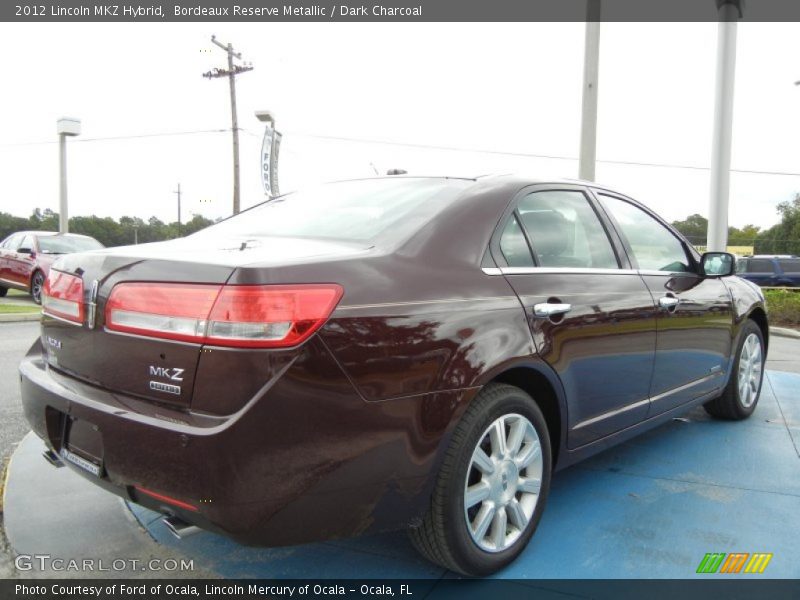 Bordeaux Reserve Metallic / Dark Charcoal 2012 Lincoln MKZ Hybrid