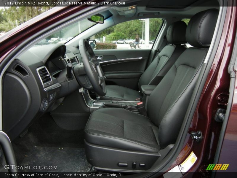  2012 MKZ Hybrid Dark Charcoal Interior