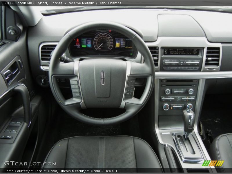 Dashboard of 2012 MKZ Hybrid