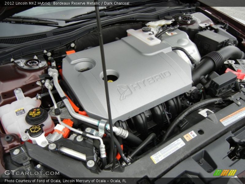  2012 MKZ Hybrid Engine - 2.5 Liter Atkinson Cycle DOHC 16-Valve iVCT 4 Cylinder Gasoline/Electric Hybrid