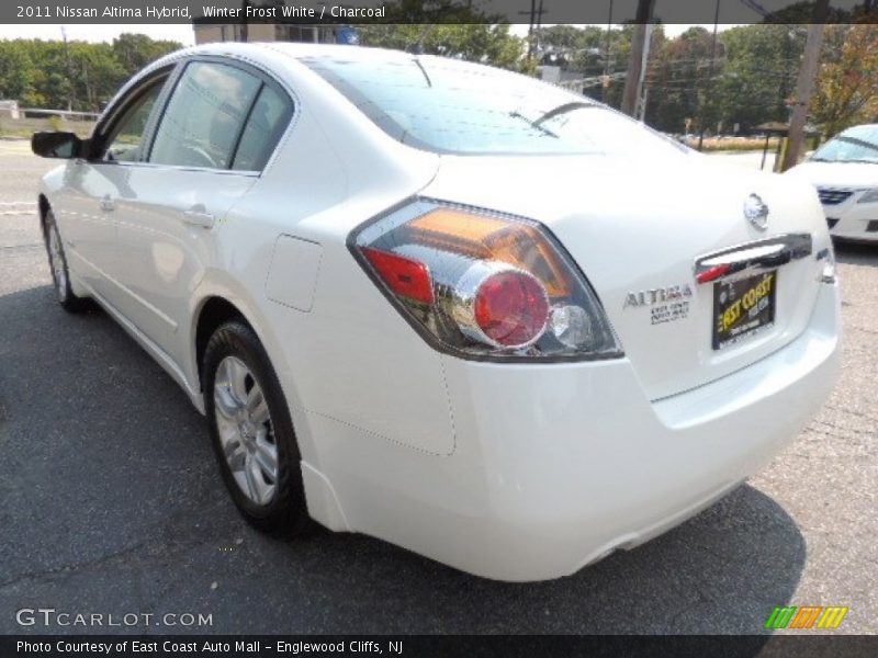 Winter Frost White / Charcoal 2011 Nissan Altima Hybrid