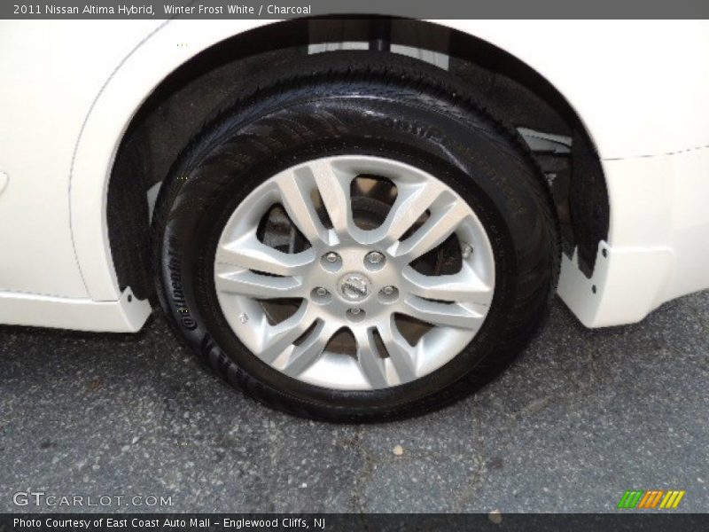 Winter Frost White / Charcoal 2011 Nissan Altima Hybrid
