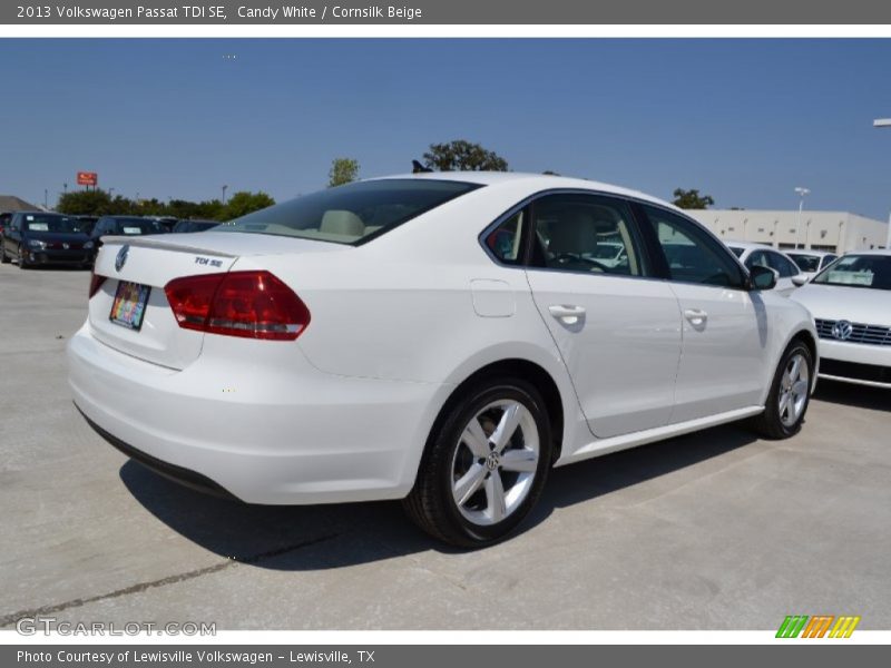 Candy White / Cornsilk Beige 2013 Volkswagen Passat TDI SE