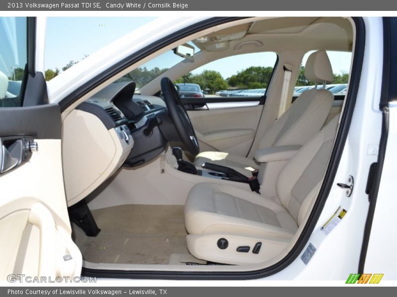 Candy White / Cornsilk Beige 2013 Volkswagen Passat TDI SE