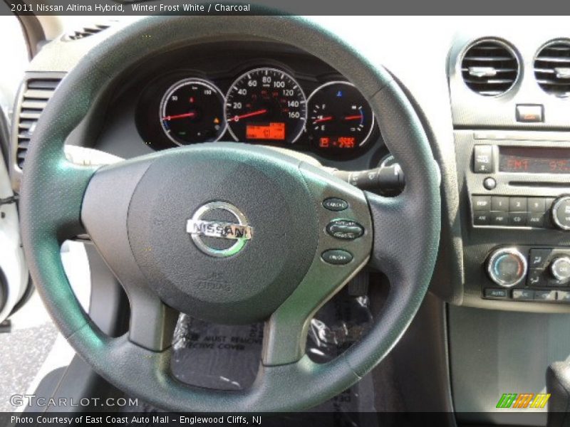 Winter Frost White / Charcoal 2011 Nissan Altima Hybrid