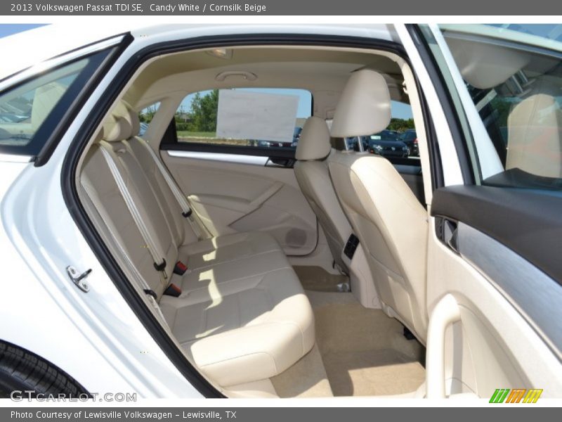 Candy White / Cornsilk Beige 2013 Volkswagen Passat TDI SE