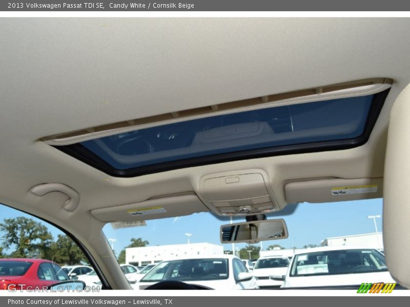 Candy White / Cornsilk Beige 2013 Volkswagen Passat TDI SE