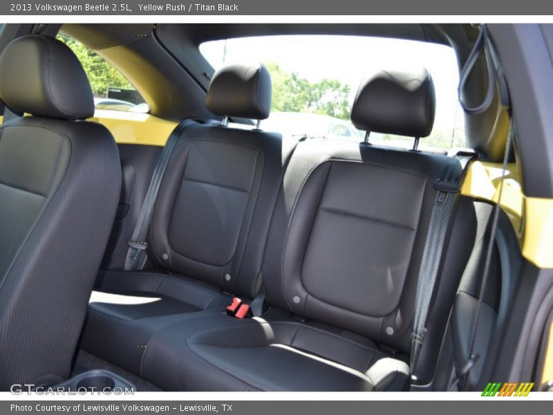 Yellow Rush / Titan Black 2013 Volkswagen Beetle 2.5L