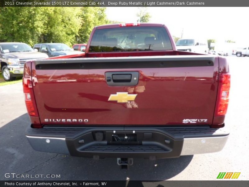 Deep Ruby Metallic / Light Cashmere/Dark Cashmere 2013 Chevrolet Silverado 1500 LTZ Extended Cab 4x4